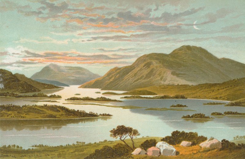 Loch Lomond fra Mount Misery av English School
