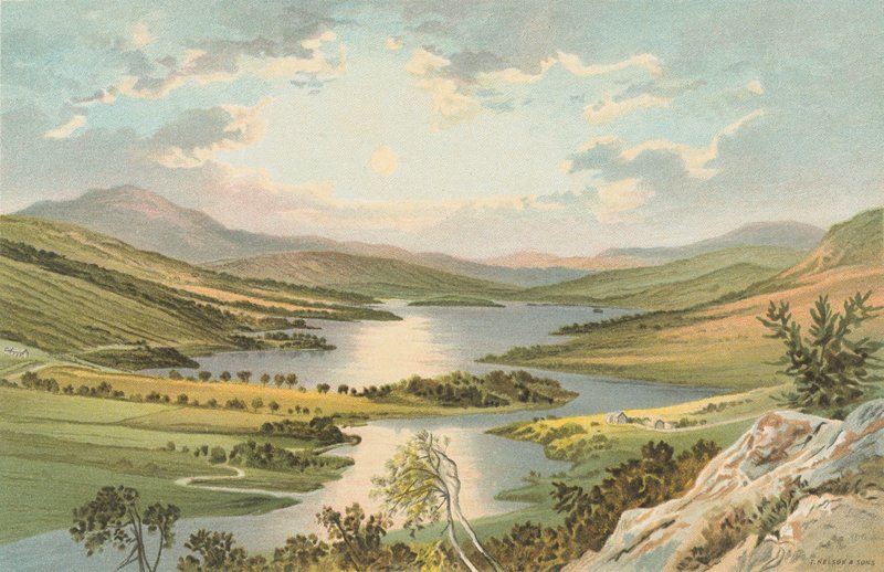 Loch Tummel - Dronningens utsikt av English School