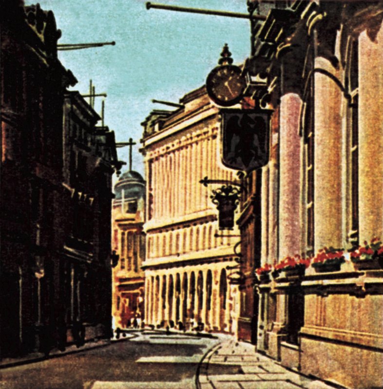 Lombard Street i City of London av English School