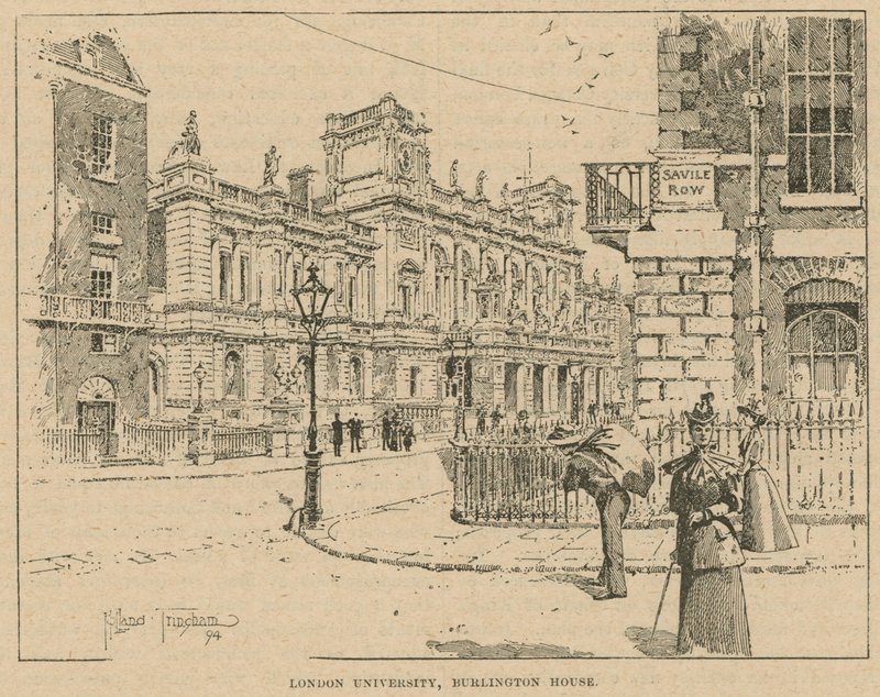 London University, Burlington House av English School