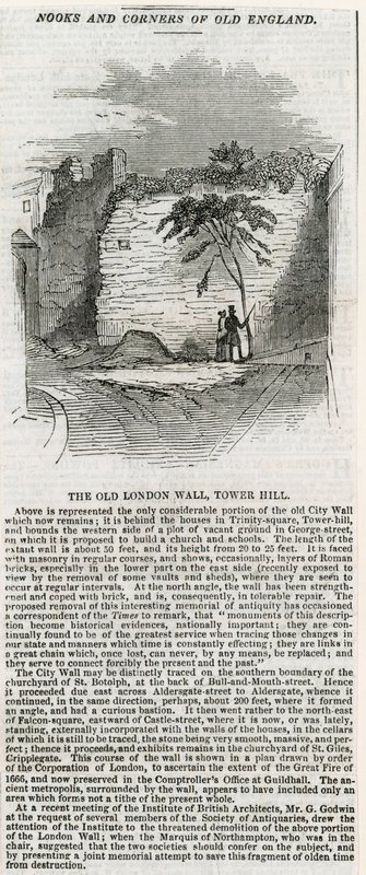 Londonmuren - Tower Hill av English School
