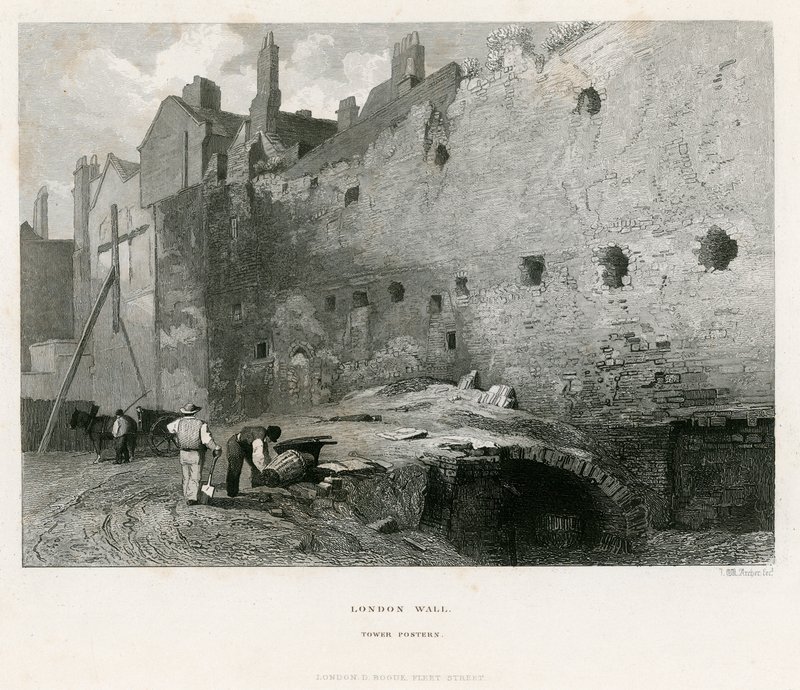 London Wall, Tower-plakater av English School