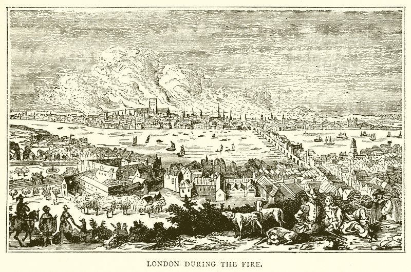 London under brannen av English School