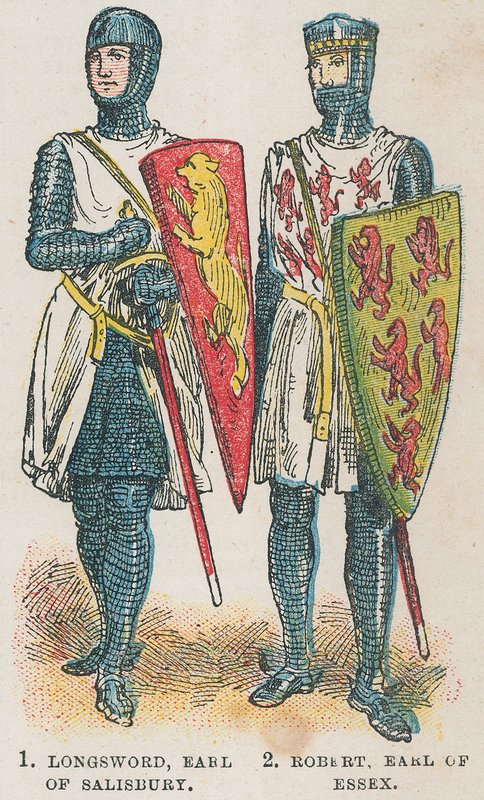 Longsword, jarl av Salisbury; Robert, jarl av Essex av English School