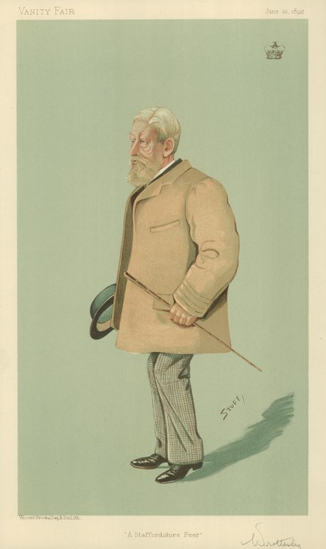 Lord Arthur Wrottesley, A Staffordshire Peer, 20. juni 1895, tegneserie Vanity Fair av English School