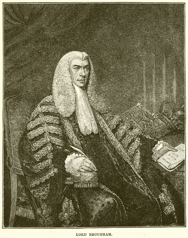 Lord Brougham av English School