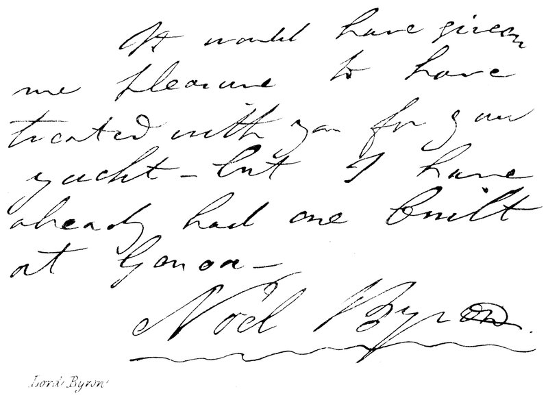 Lord Byron av English School