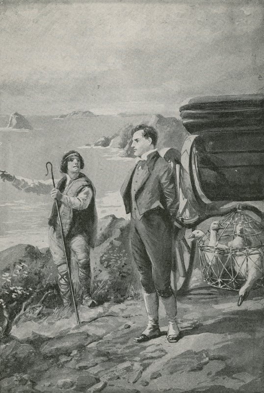 Lord Byron drar ut og kjører av English School