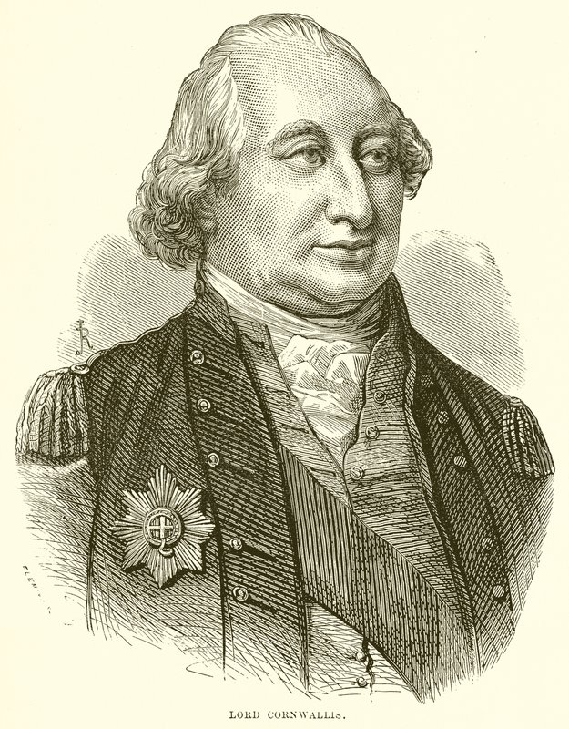 Lord Cornwallis av English School