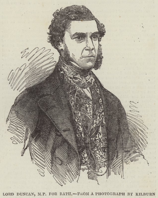 Lord Duncan, MP for Bath (gravering) av English School