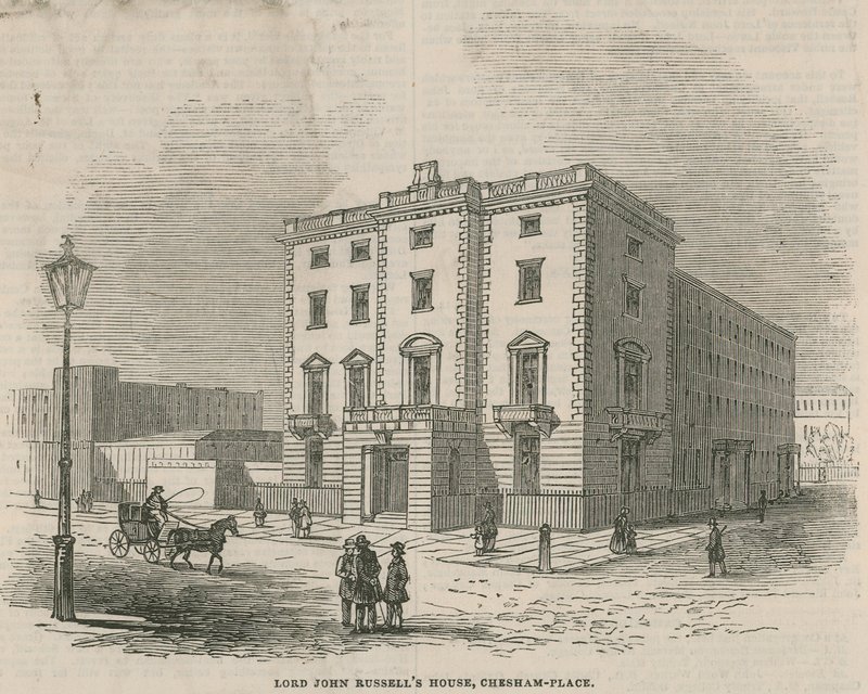 Lord John Russells hus, Chesham Place, Belgrave Square av English School