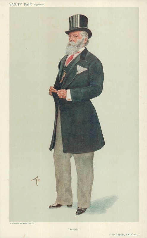 Lord Suffield, Suffield, 17. juli 1907, tegneserie Vanity Fair av English School