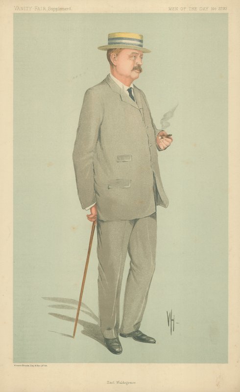 Lord Waldegrave, Earl Waldegrave, 9. oktober 1912, tegneserie Vanity Fair av English School