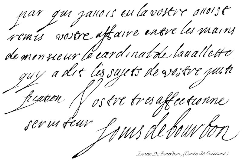 Louis De Bourbon, (Tale of Soissons) av English School