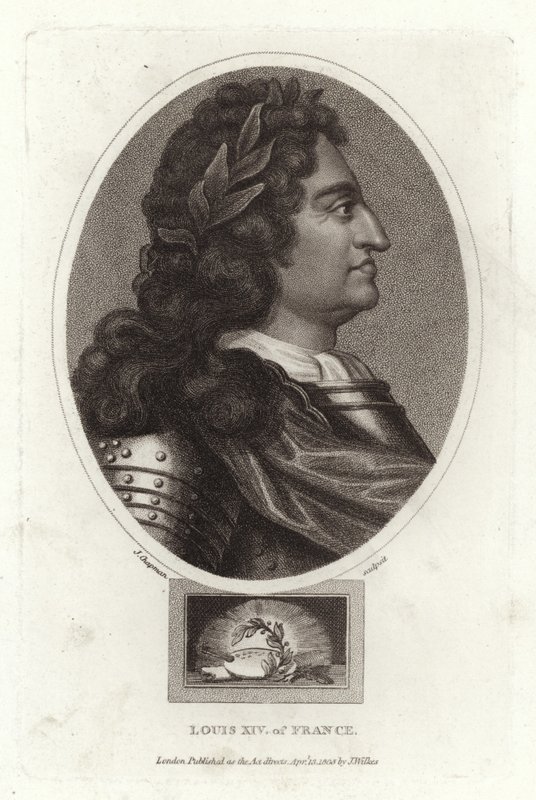 Ludvig XIV av Frankrike av English School
