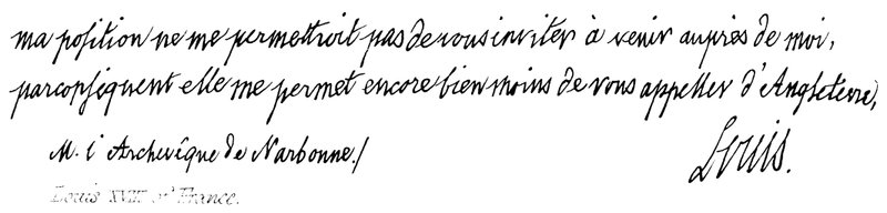 Ludvig XVIII av Frankrike av English School