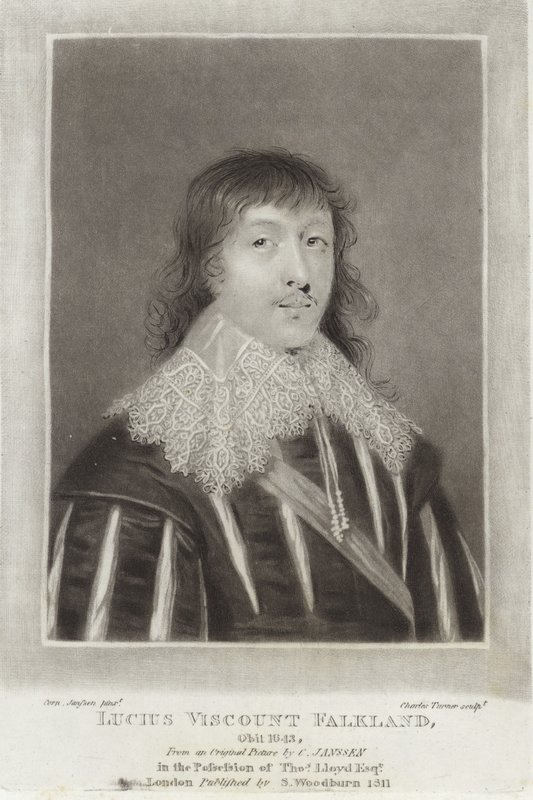 Lucius Viscount Falkland av English School