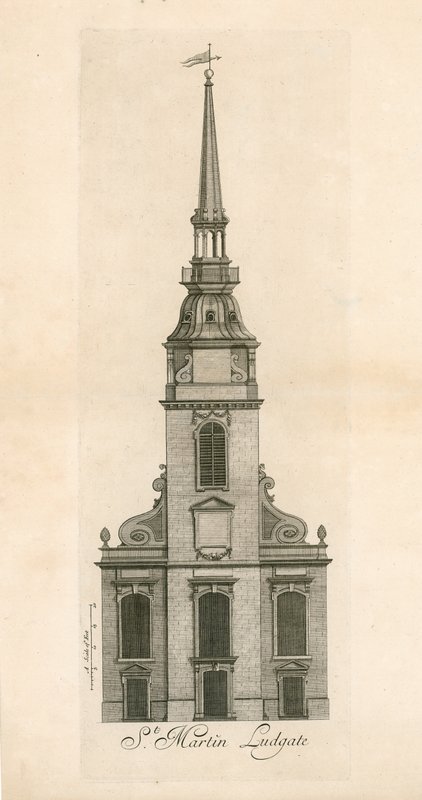 Ludgate Hill, St Martin Ludgate av English School