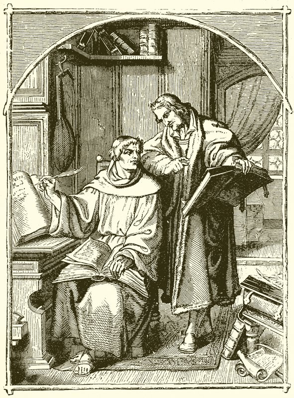 Luther og Melancthon av English School