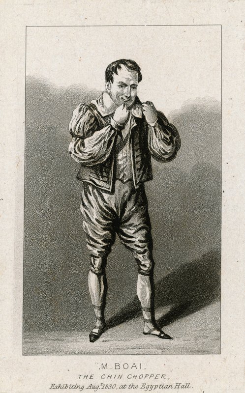 M Boai, hakehakkeren. august 1830, den egyptiske hallen av English School