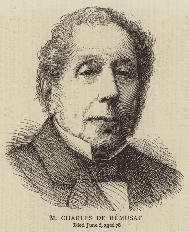 M Charles de Remusat (gravering) av English School