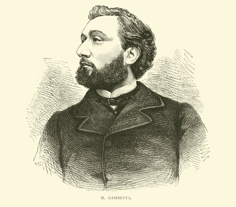 M Gambetta, september 1870 av English School