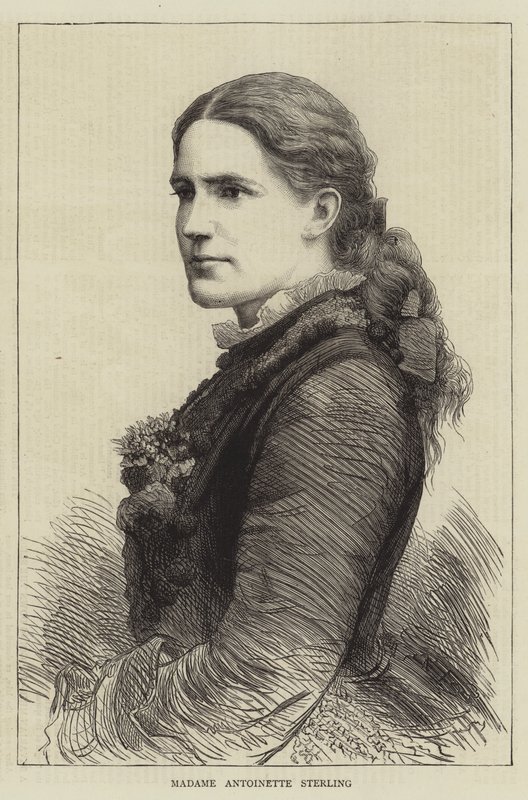 Madame Antoinette Sterling (gravering) av English School