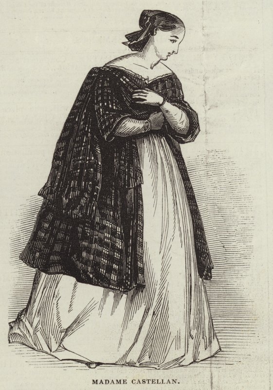 Madame Castellan (gravering) av English School