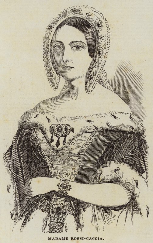 Madame Rossi-Caccia (gravering) av English School
