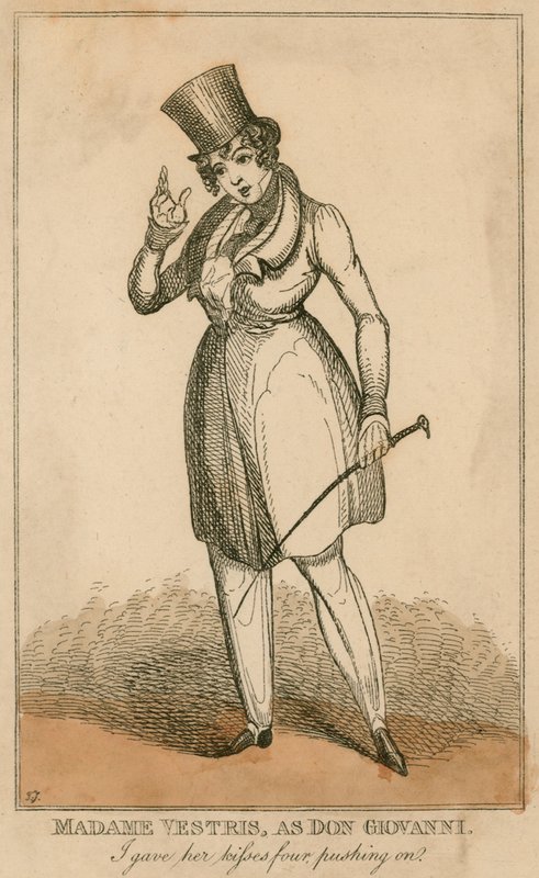 Madame Vestris som Don Giovanni av English School
