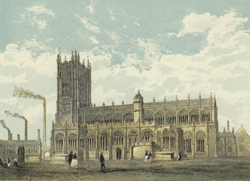 Manchester Cathedral, South East View av English School