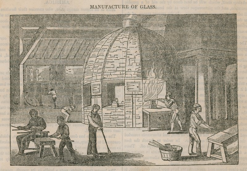 Produksjon av glass av English School