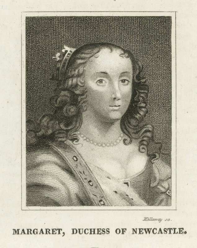 Margaret, hertuginne av Newcastle (gravering) av English School