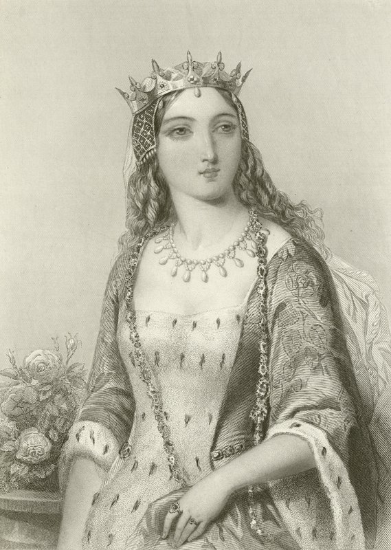 Margaret of Anjou, queen of king Henry VI av English School