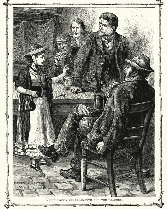 Maria Louisa Charlesworth og krypskytteren (gravering) av English School