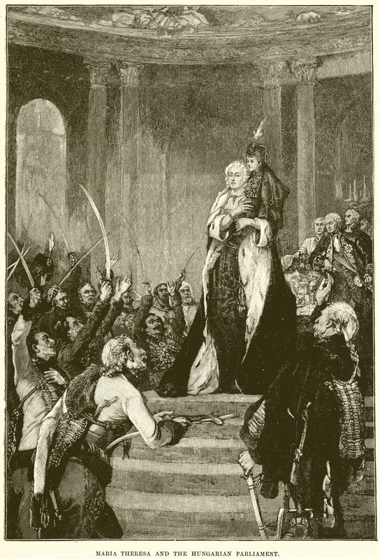 Maria Theresa og det ungarske parlamentet av English School