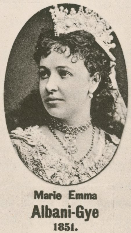 Marie Emma Albani-Gye (gravyr) av English School