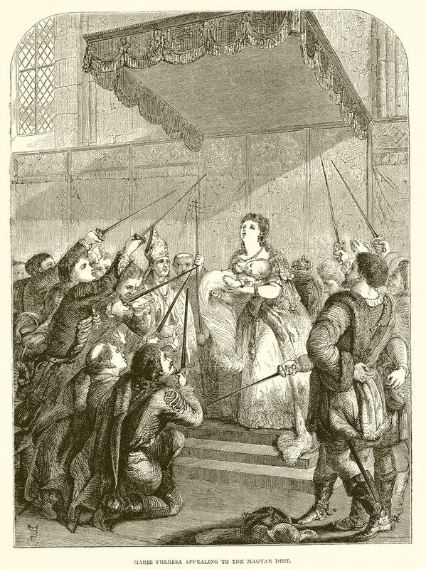 Marie Theresa appellerer til Magyar-dietten av English School