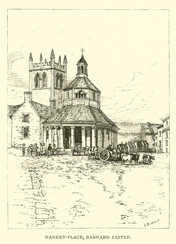 Market-Place, Barnard Castle av English School