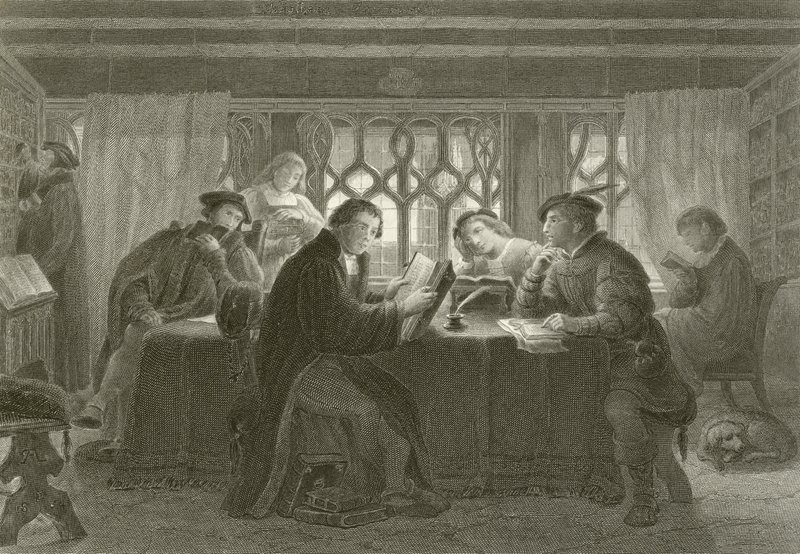 Martin Luther leser Bibelen av English School