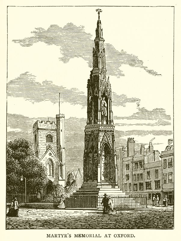 Martyrs Memorial i Oxford av English School