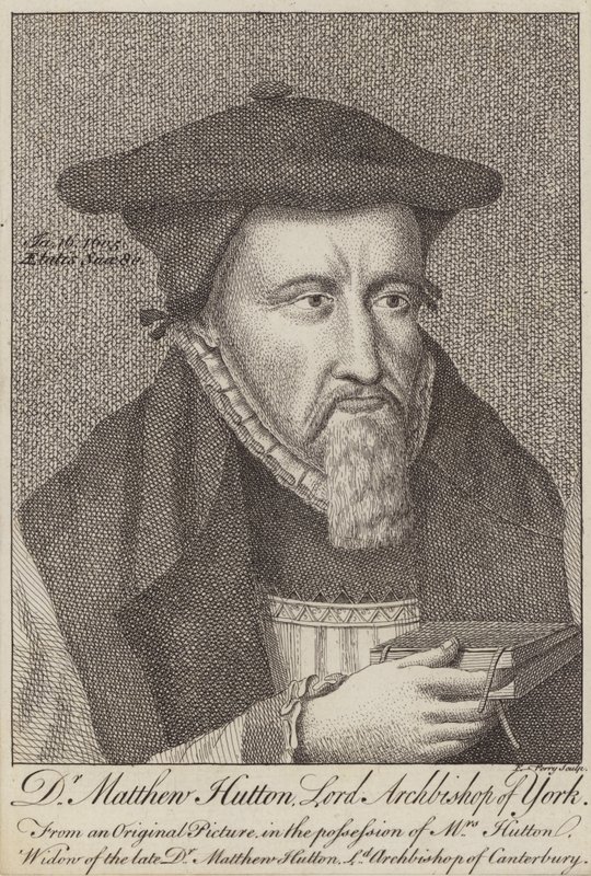 Matthew Hutton, erkebiskop av York (radering) av English School