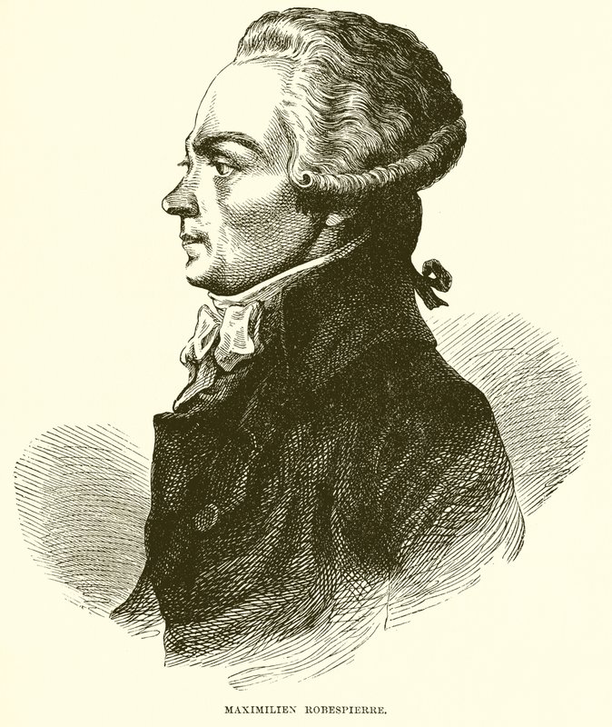 Maximilien Robespierre av English School