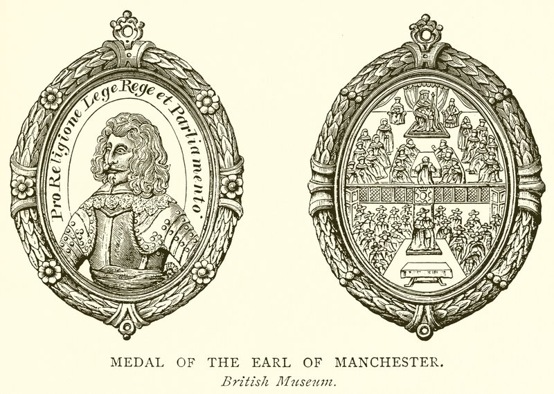 Medalje til jarlen av Manchester av English School