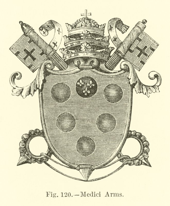 Medici Arms av English School