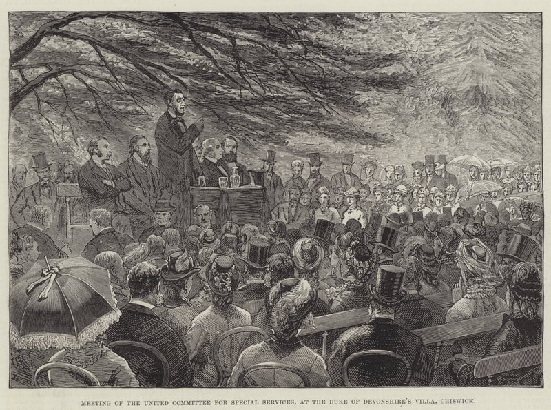Møte i United Committee for Special Services, i Duke of Devonshire