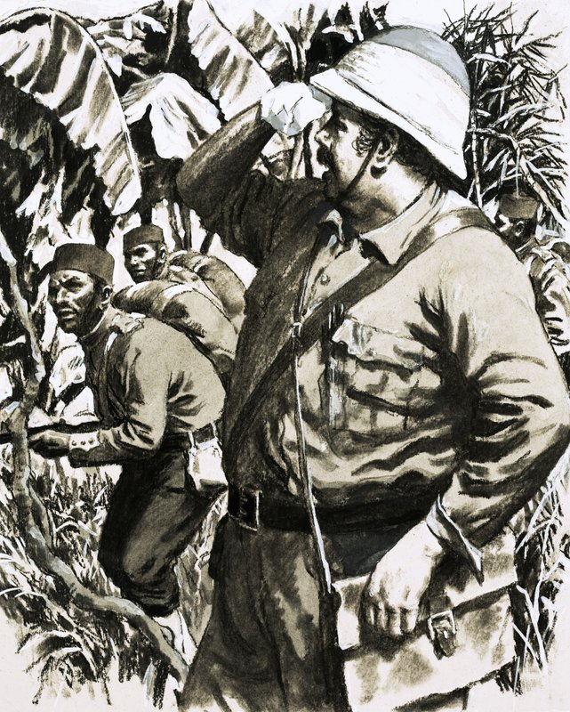 Melton Prior marsjerer gjennom den burmesiske jungelen med det 11. bengalske innfødte infanteriet av English School