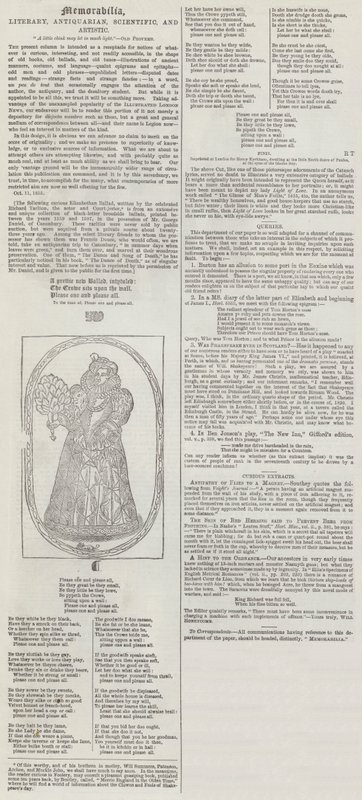 Memorabilia, litterær, antikvarisk, vitenskapelig og kunstnerisk (gravering) av English School
