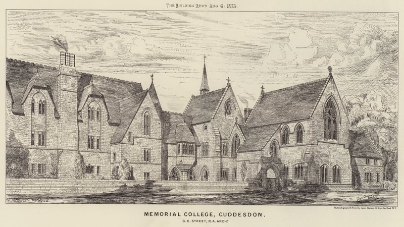 Memorial College, Cuddesdon (gravering) av English School
