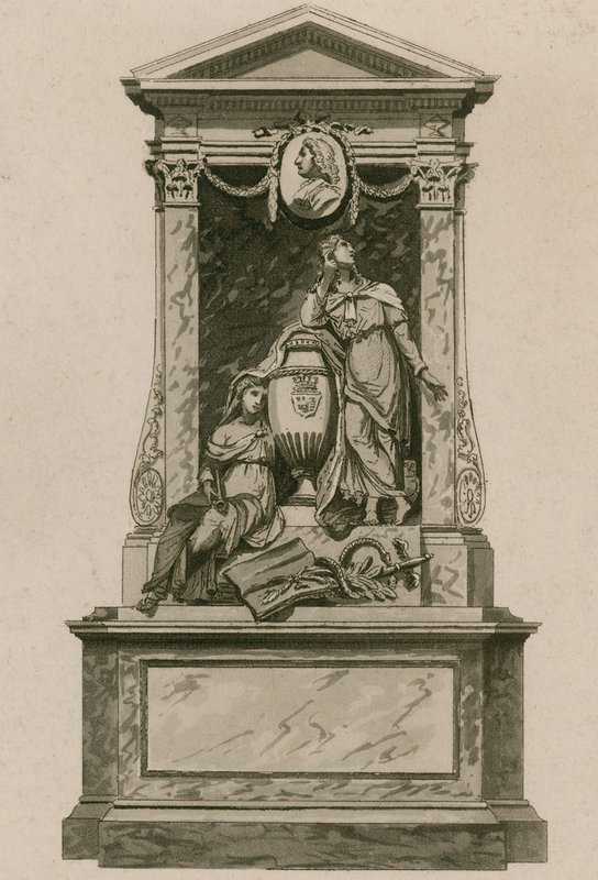 Minnesmerke for William Pulteney, Earl of Bath, Westminster Abbey, London av English School